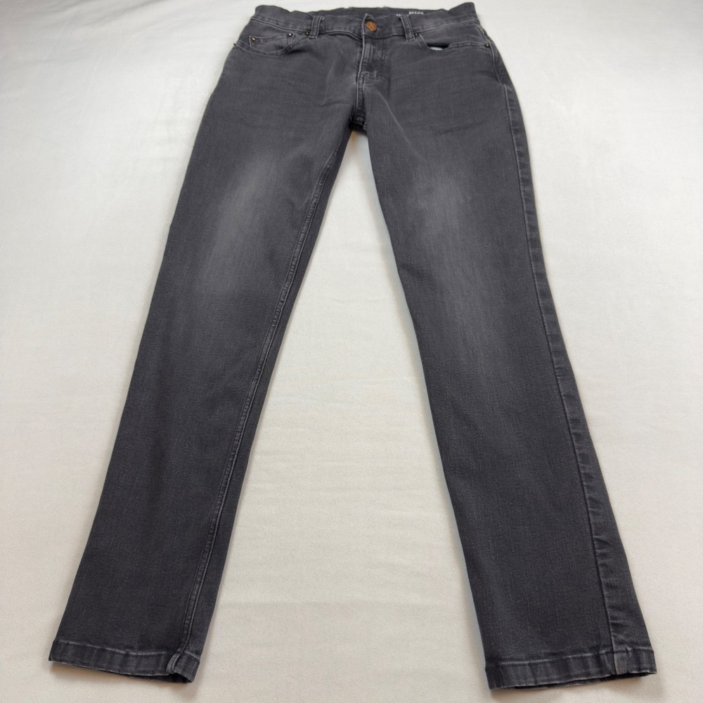 Mugsy Mags Mens Faded Black Slim Straight Stretch Jeans FLX4NKG-32X32‎ - Picture 2 of 9